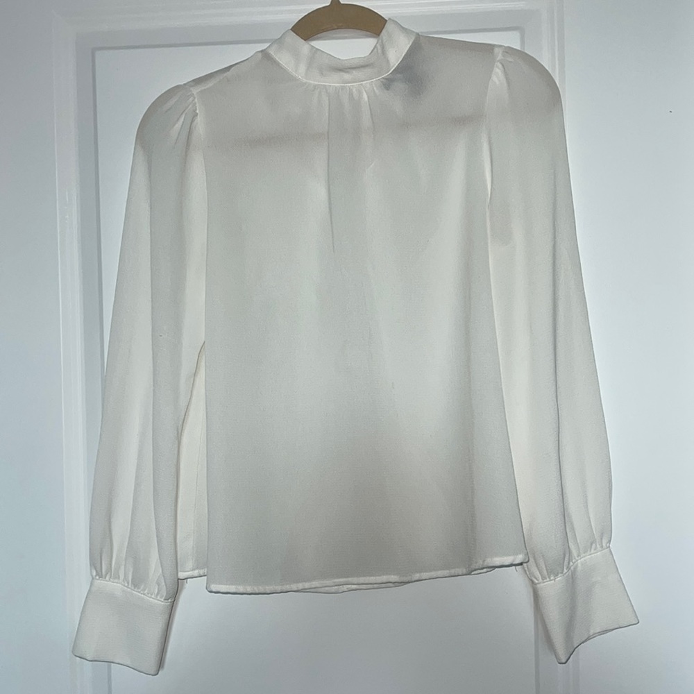 White Business Casual Turtle Neck